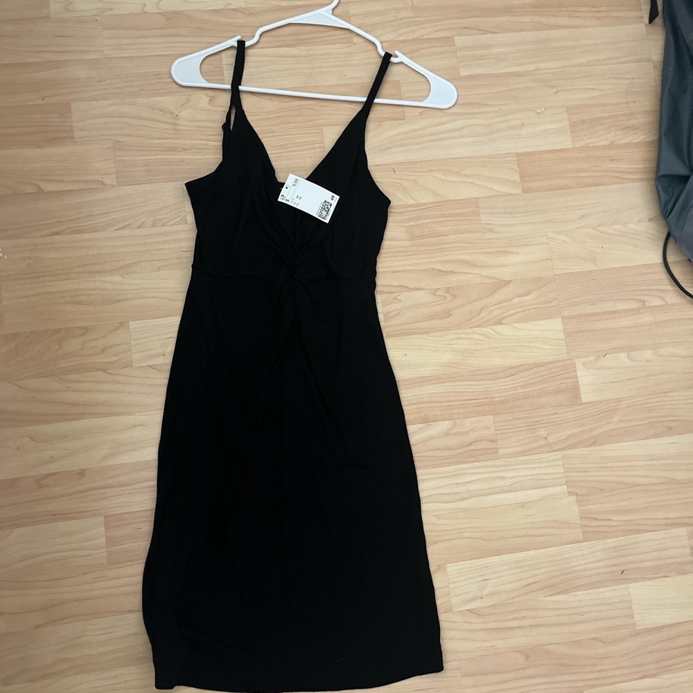 Black knotted H&M dress new w/tags